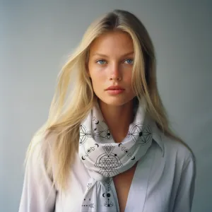 Sacred Geometry Silk Scarf