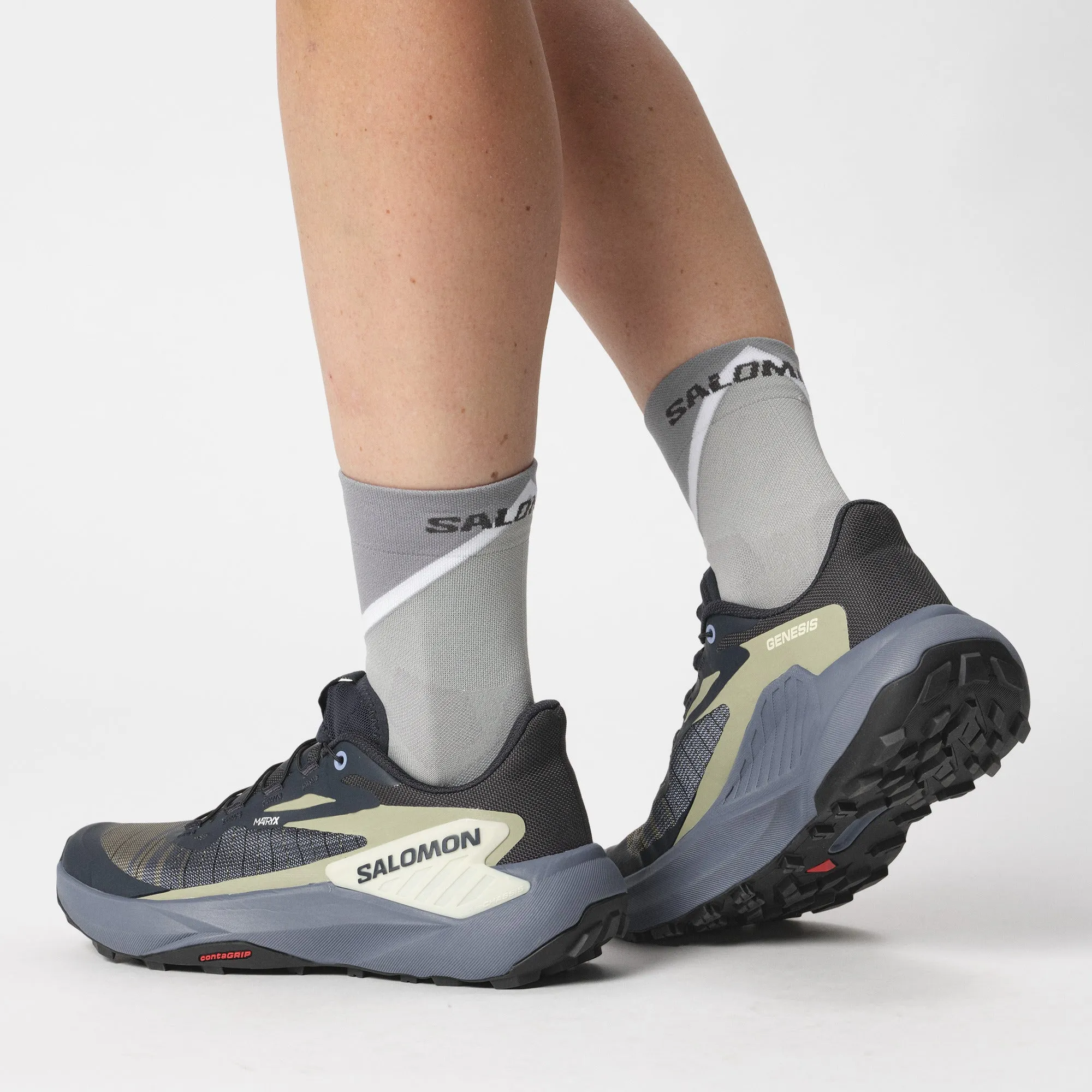 Salomon Women's Genesis - Carbon/Grisaille/Aloe Wash