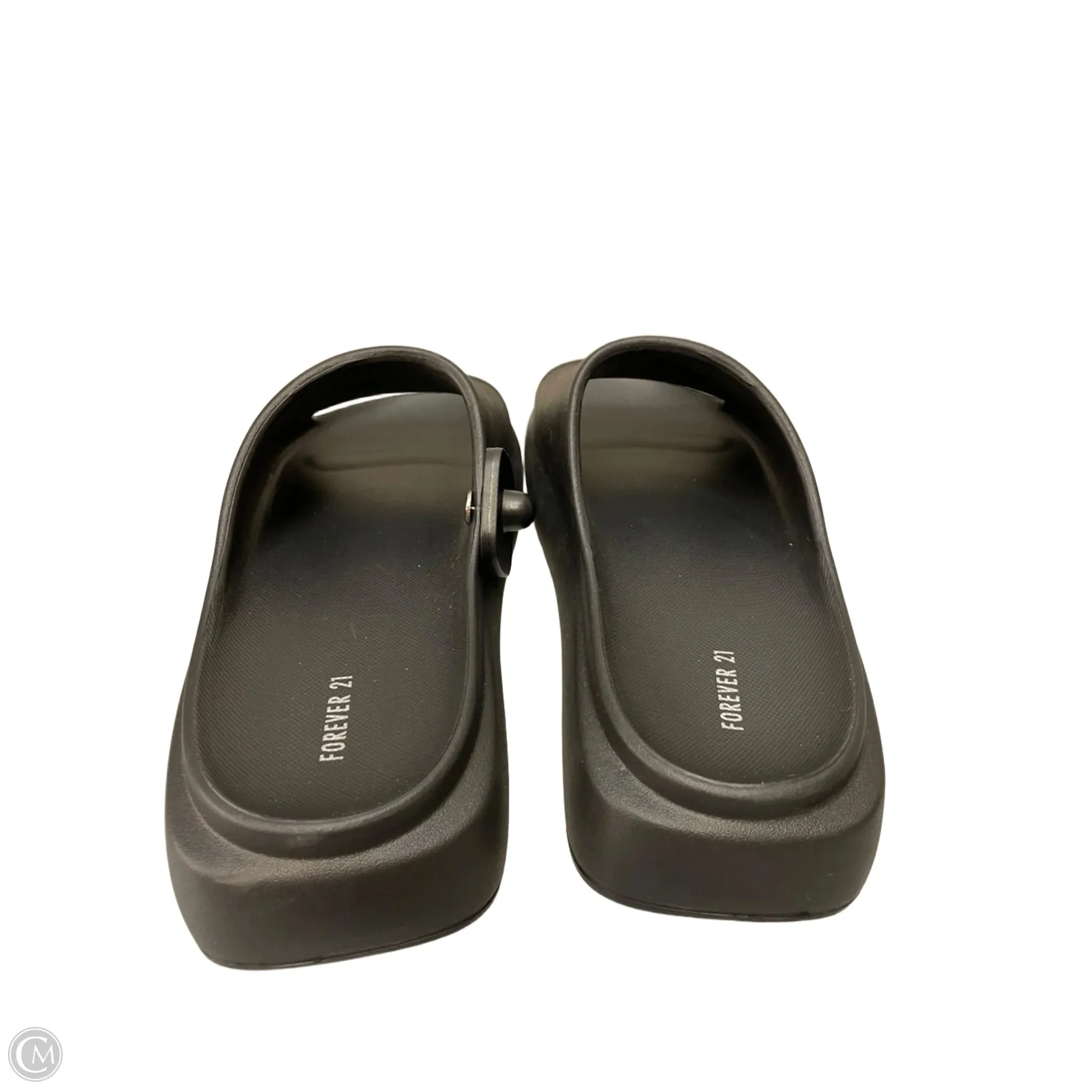 Sandals Sport By Forever 21 In Black, Size: 8