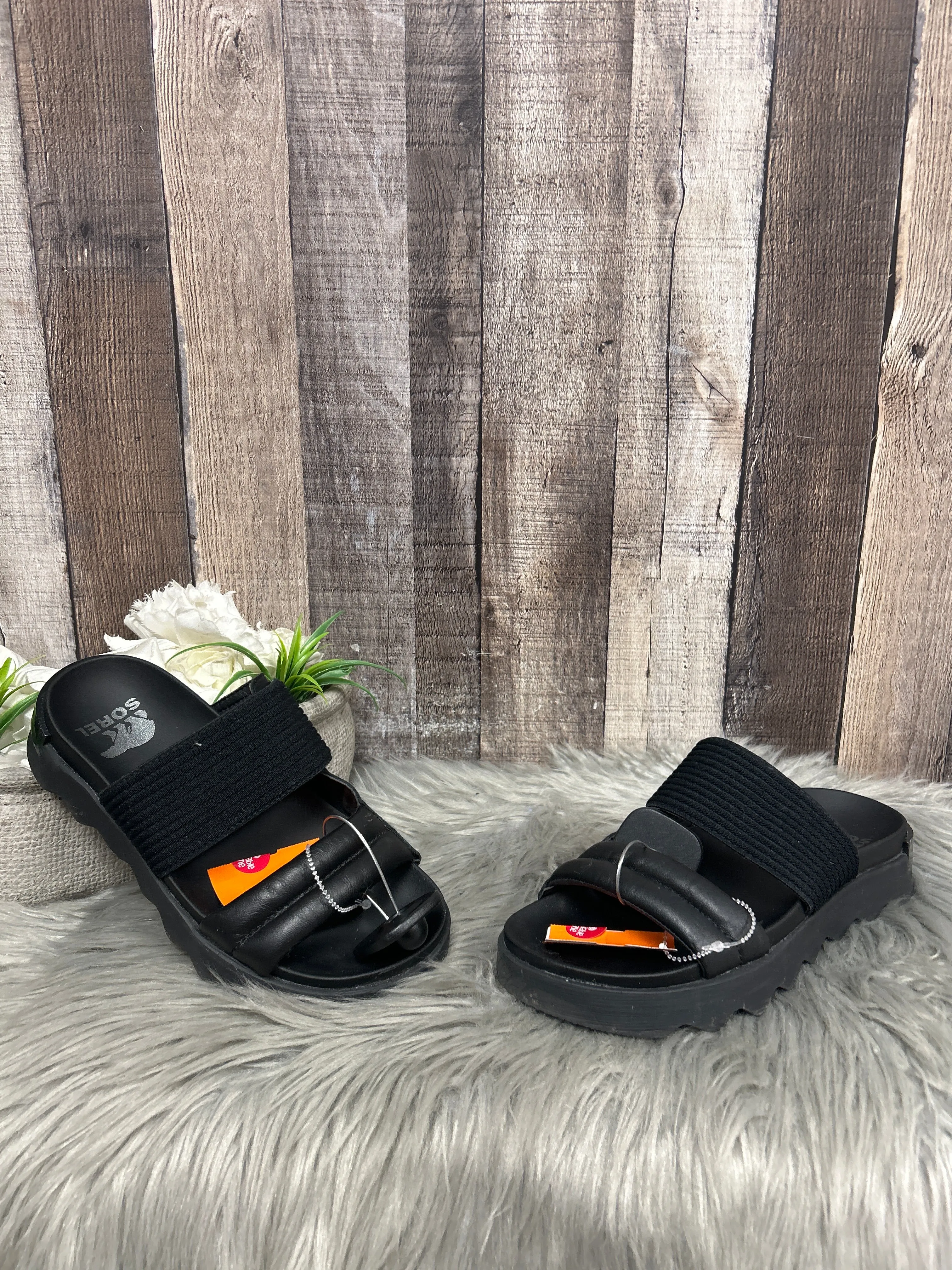 Sandals Sport By Sorel In Black, Size: 6.5