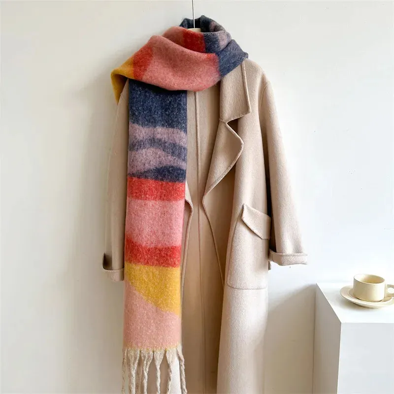 SBD  Fringe Scarf Fashion Winter Warm