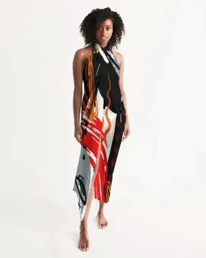 Sheer Sarong Swimsuit Cover Up Wrap / Circular Multicolor