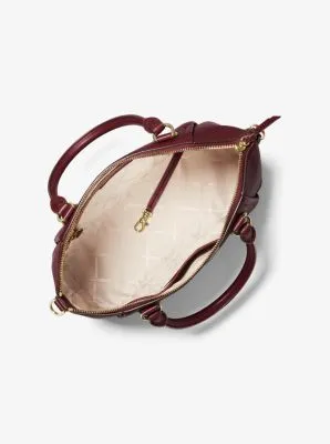 Sienna Medium Pebbled Leather Satchel