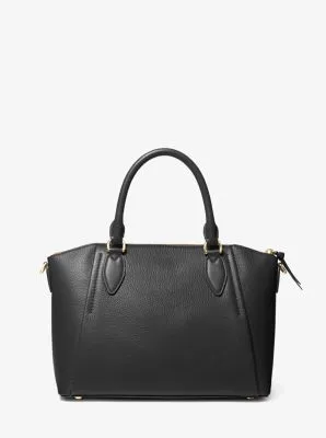 Sienna Medium Pebbled Leather Satchel