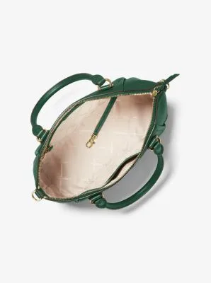 Sienna Medium Pebbled Leather Satchel