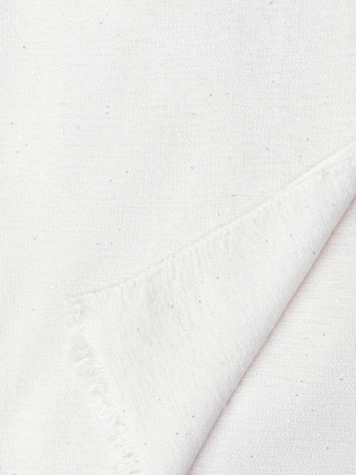 Silk Cashmere Scarf with Fine Sequins