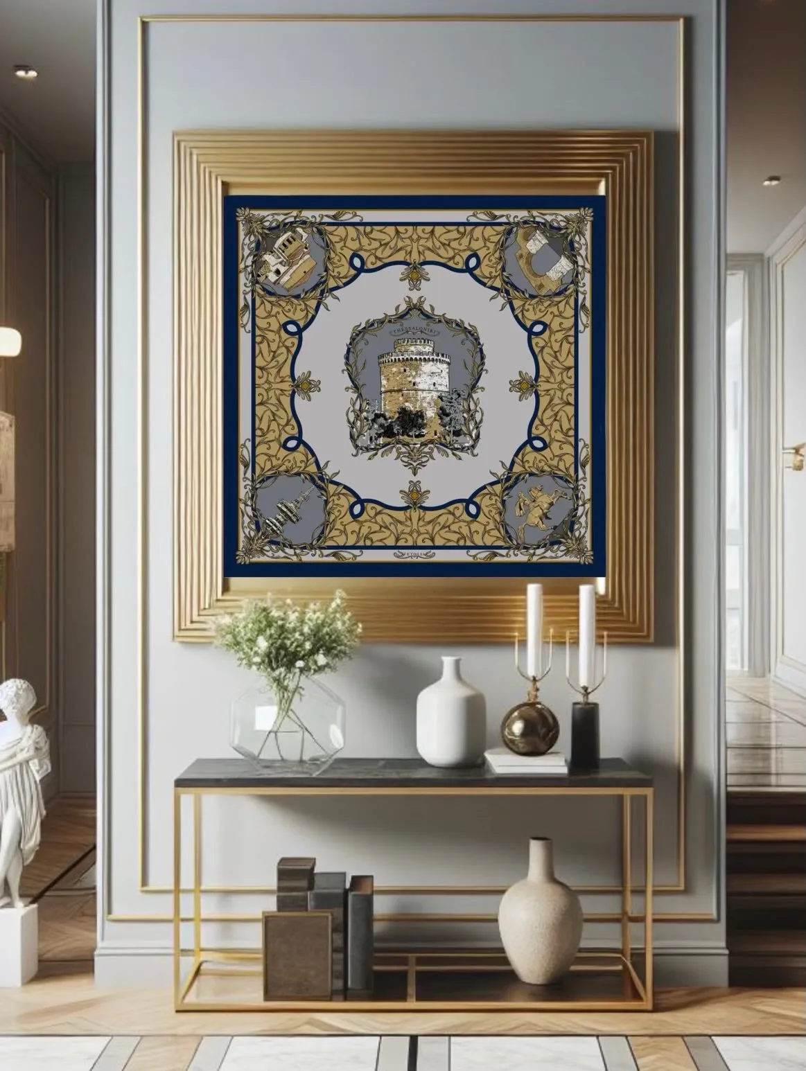 Silk Scarves Evzonas