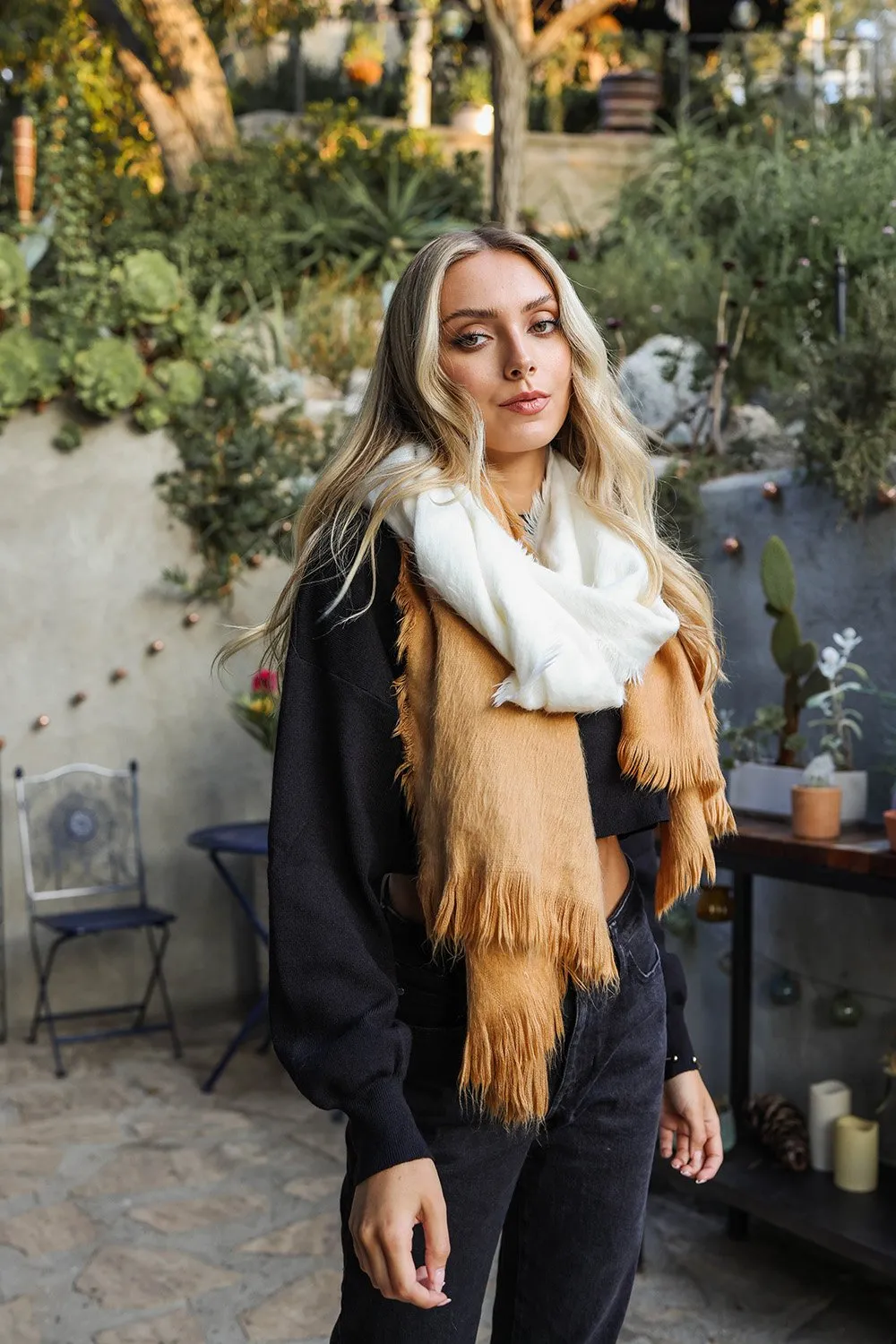 Silky Wool Ombre Scarf (4 colors)