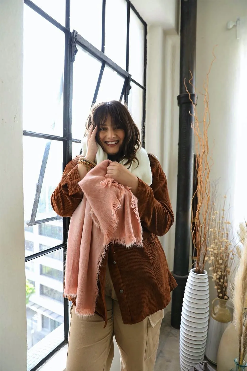 Silky Wool Ombre Scarf (4 colors)