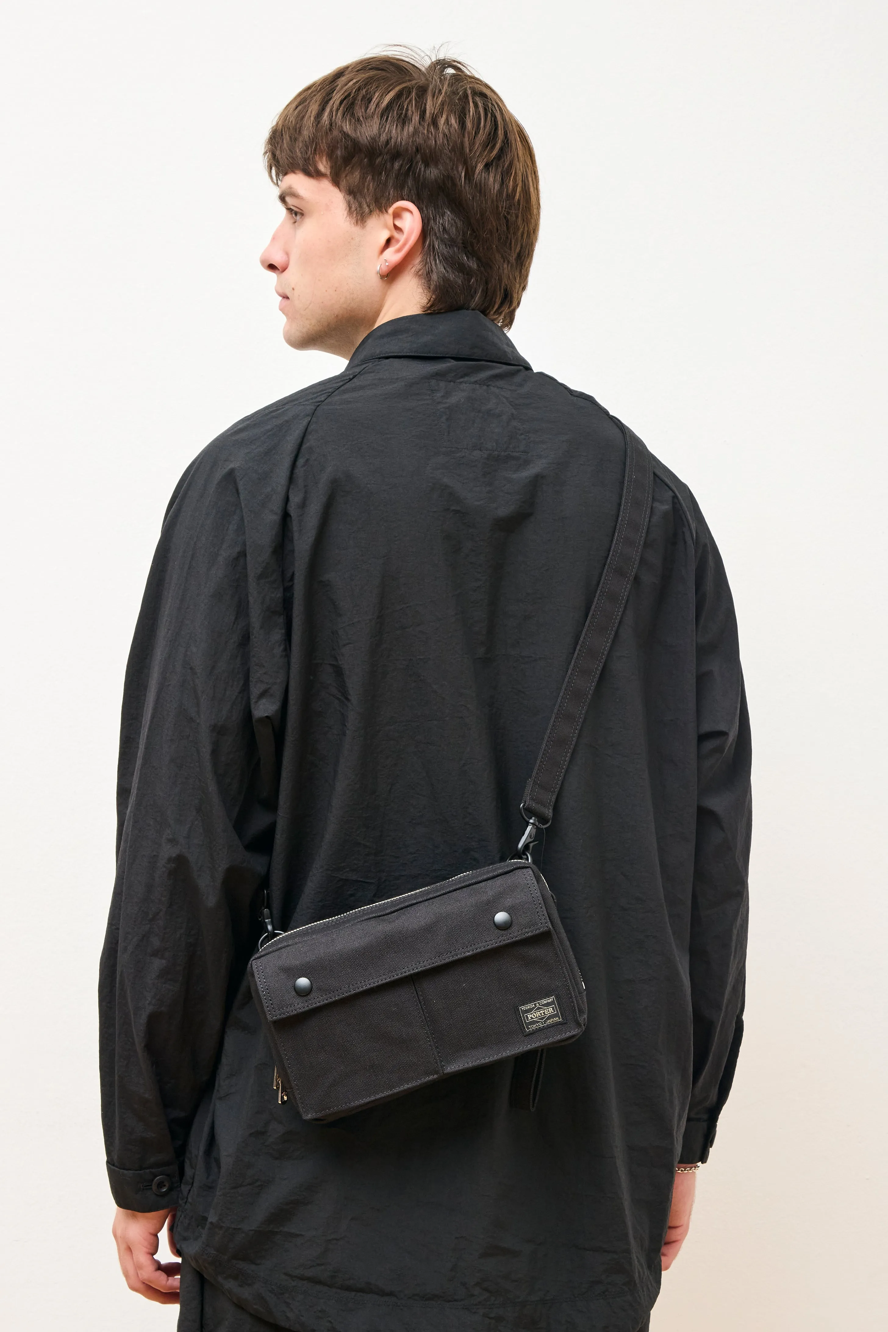 Smoky 2Way Shoulder Bag Black