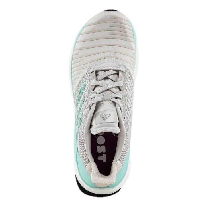 Solar Boost Shoes Raw White / Clear Mint / Active Purple