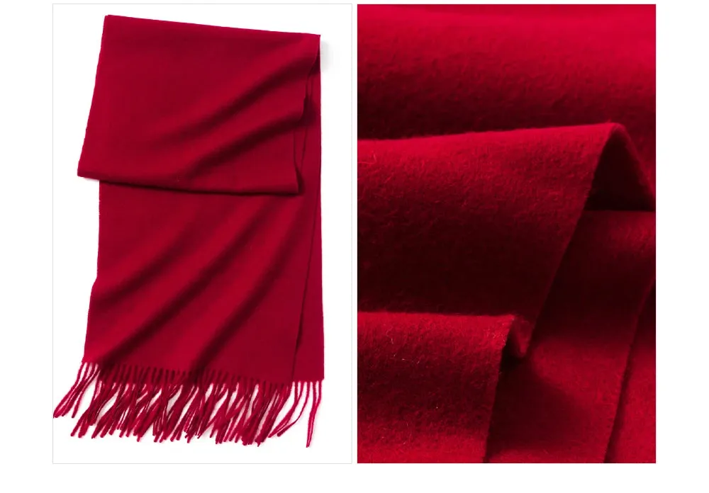 Solidlove 100% Wool Winter Scarf | Women's Fashion Cashmere Poncho Wrap | Elegant Scarves for Ladies | EnigmaParis