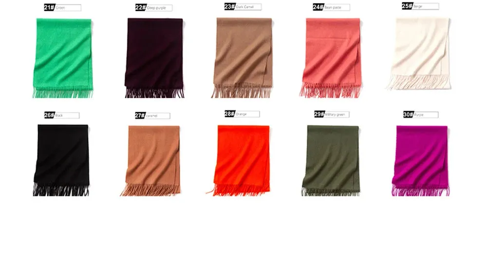 Solidlove 100% Wool Winter Scarf | Women's Fashion Cashmere Poncho Wrap | Elegant Scarves for Ladies | EnigmaParis