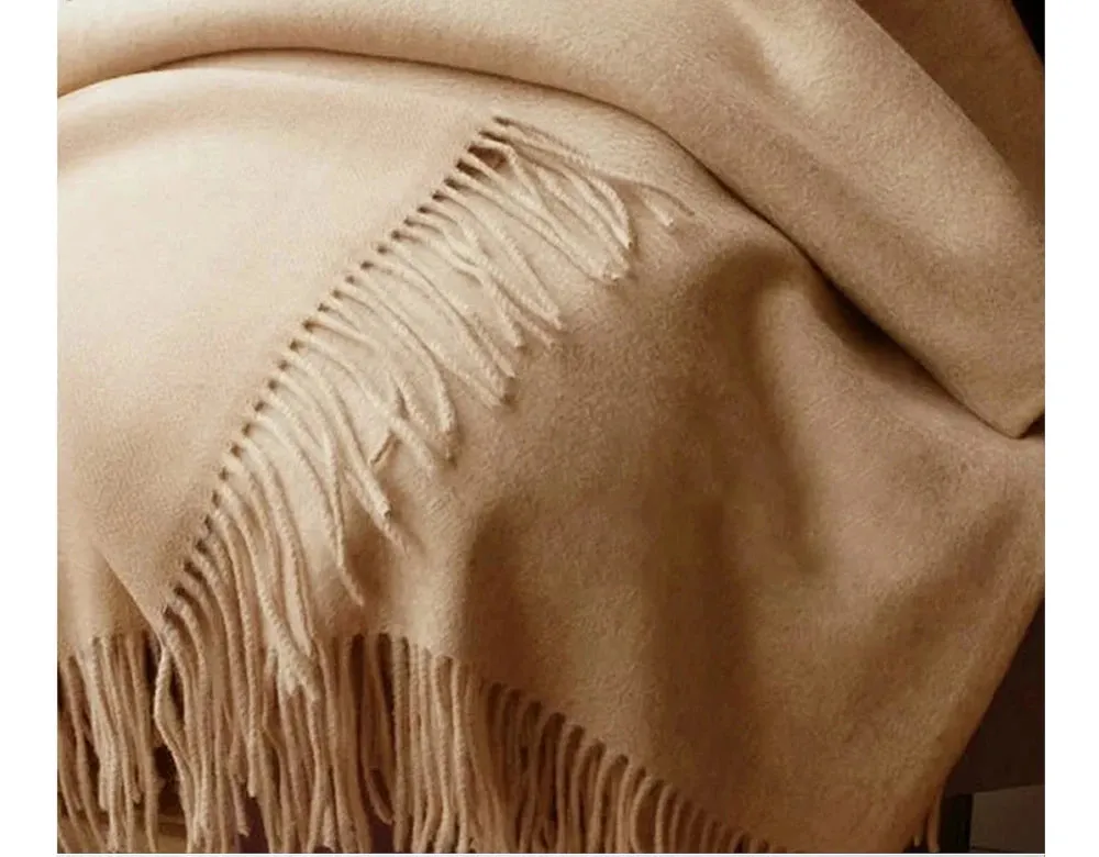 Solidlove 100% Wool Winter Scarf | Women's Fashion Cashmere Poncho Wrap | Elegant Scarves for Ladies | EnigmaParis