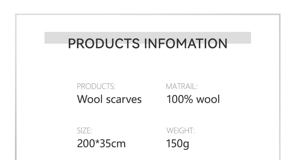 Solidlove 100% Wool Winter Scarf | Women's Fashion Cashmere Poncho Wrap | Elegant Scarves for Ladies | EnigmaParis