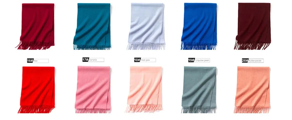 Solidlove 100% Wool Winter Scarf | Women's Fashion Cashmere Poncho Wrap | Elegant Scarves for Ladies | EnigmaParis