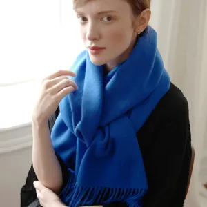 Solidlove 100% Wool Winter Scarf | Women's Fashion Cashmere Poncho Wrap | Elegant Scarves for Ladies | EnigmaParis