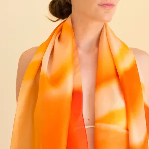 Special Edition Fiery Sphinx Rose Silk Stole Scarf