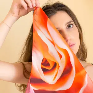 Special Edition Rose Hypnosis Silk Stole Scarf