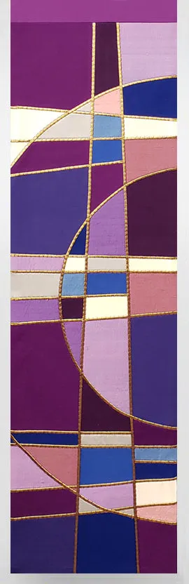 Stained Glass Advent Banners