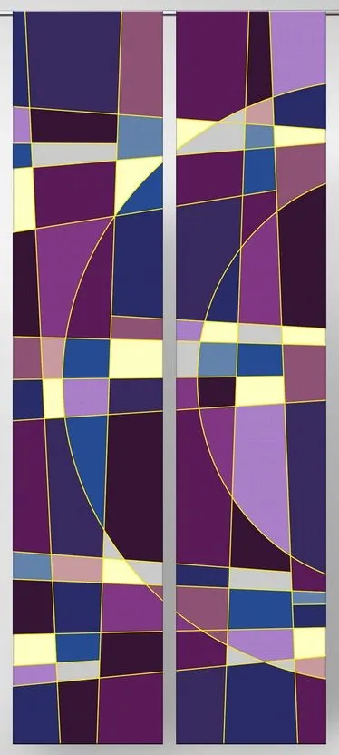 Stained Glass Advent Banners