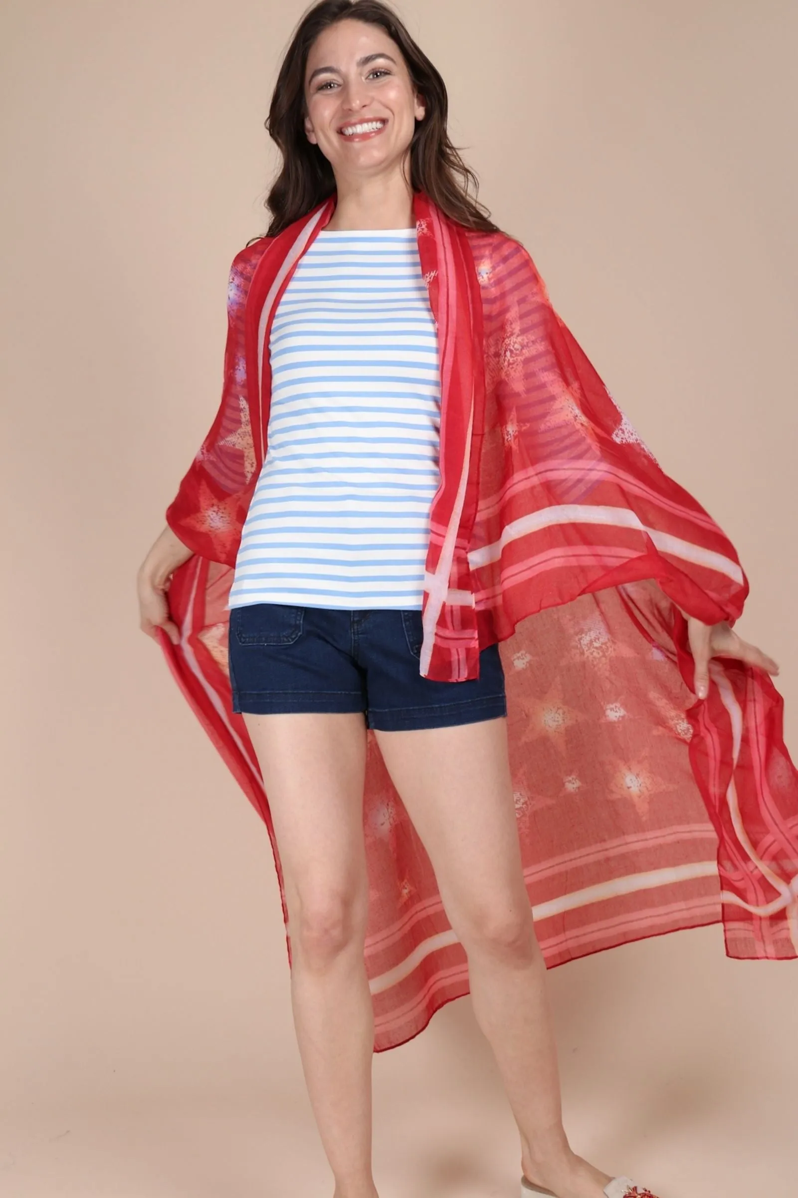 Star Combo Printed Scarf