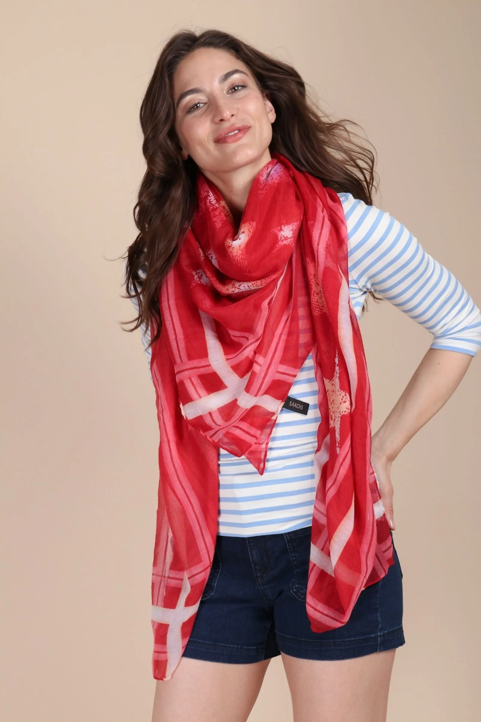 Star Combo Printed Scarf