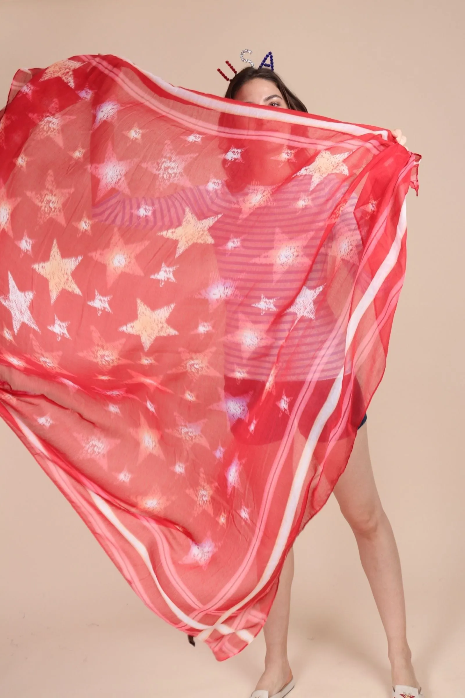 Star Combo Printed Scarf