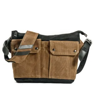 Stylish Retro Canvas Crossbody Messenger