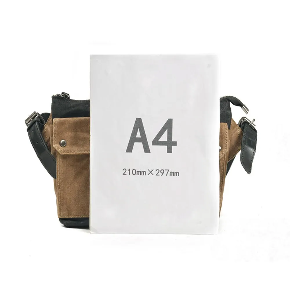 Stylish Retro Canvas Crossbody Messenger
