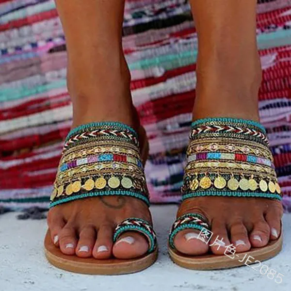 Suede Tassel Lace Up Gladiator sandal Women Summer Flat Sandals