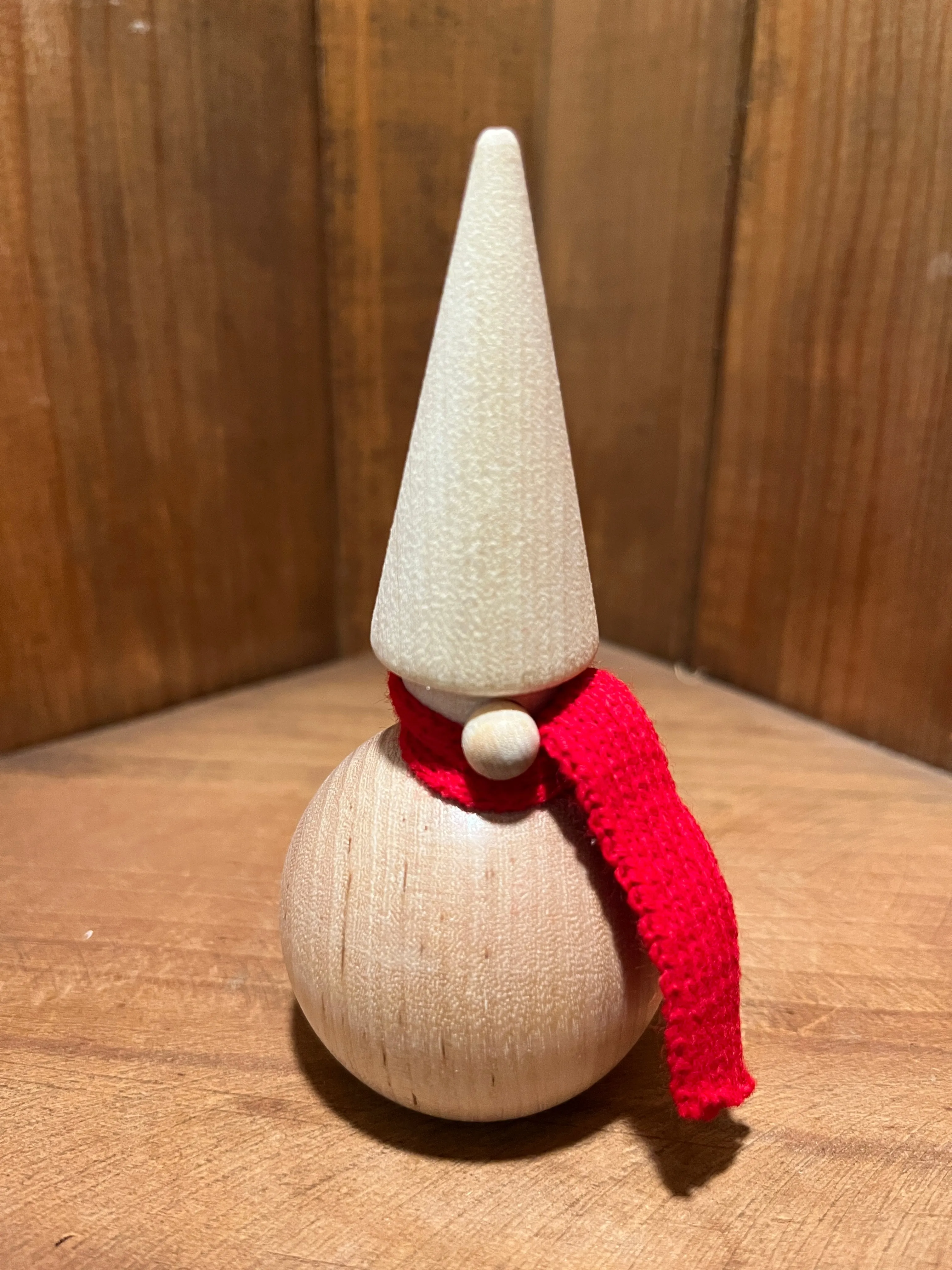Swedish Christmas Decorations: Natural Finish Tomten