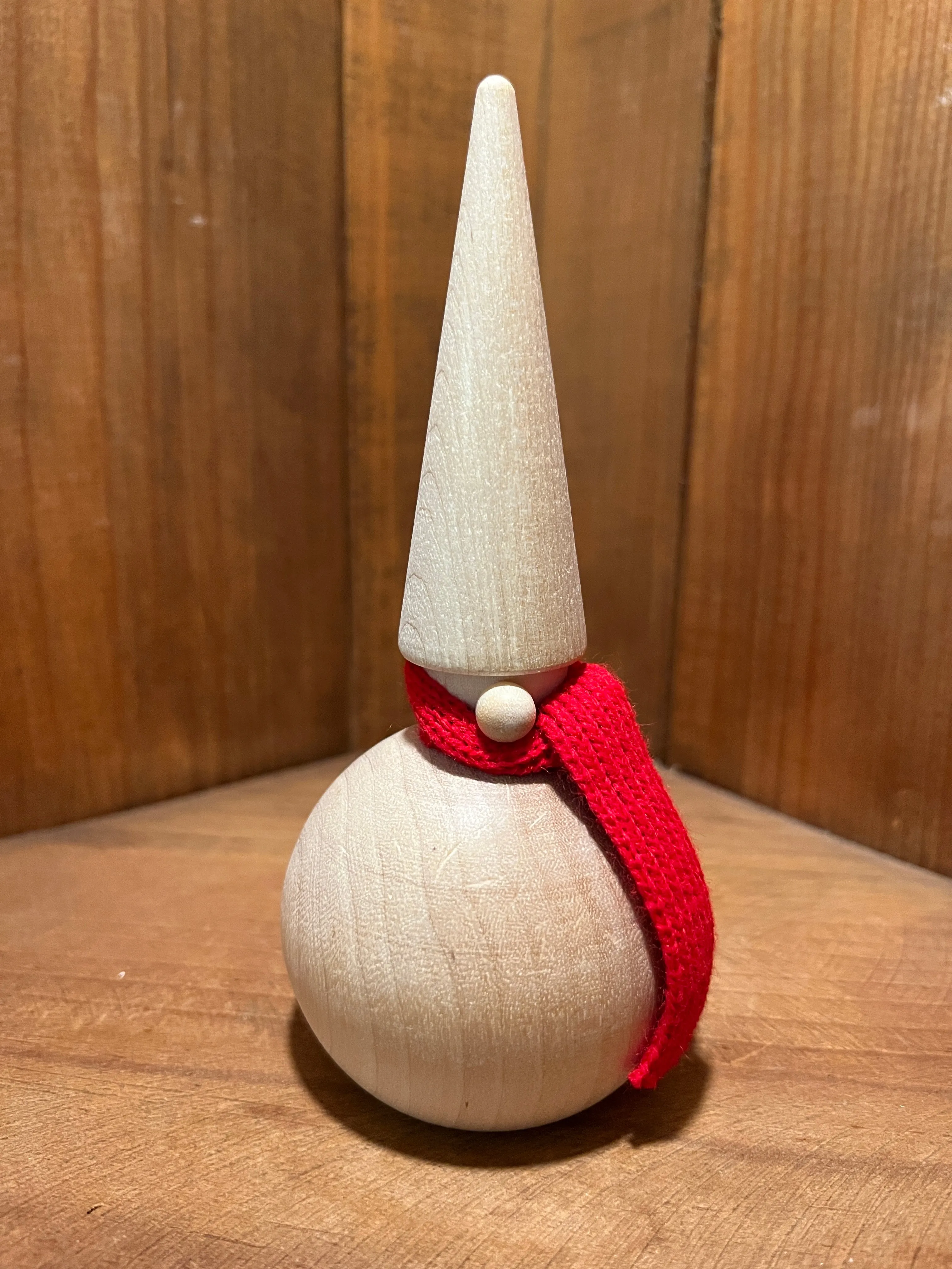 Swedish Christmas Decorations: Natural Finish Tomten