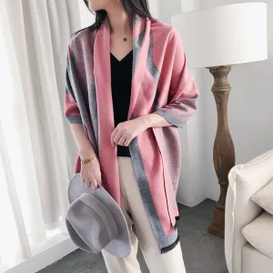Tassel Warm Cashmere Thick Scarf Shawl Wrap for Women Ladies Girls 70x200