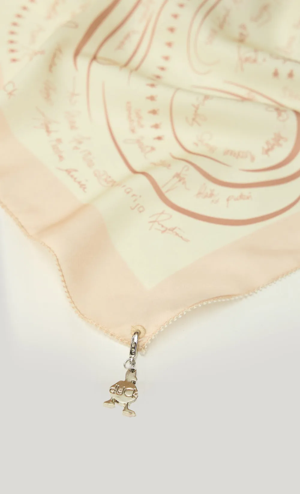 The dUCkade dUCk Matte Satin Silk Shawl in Topaz