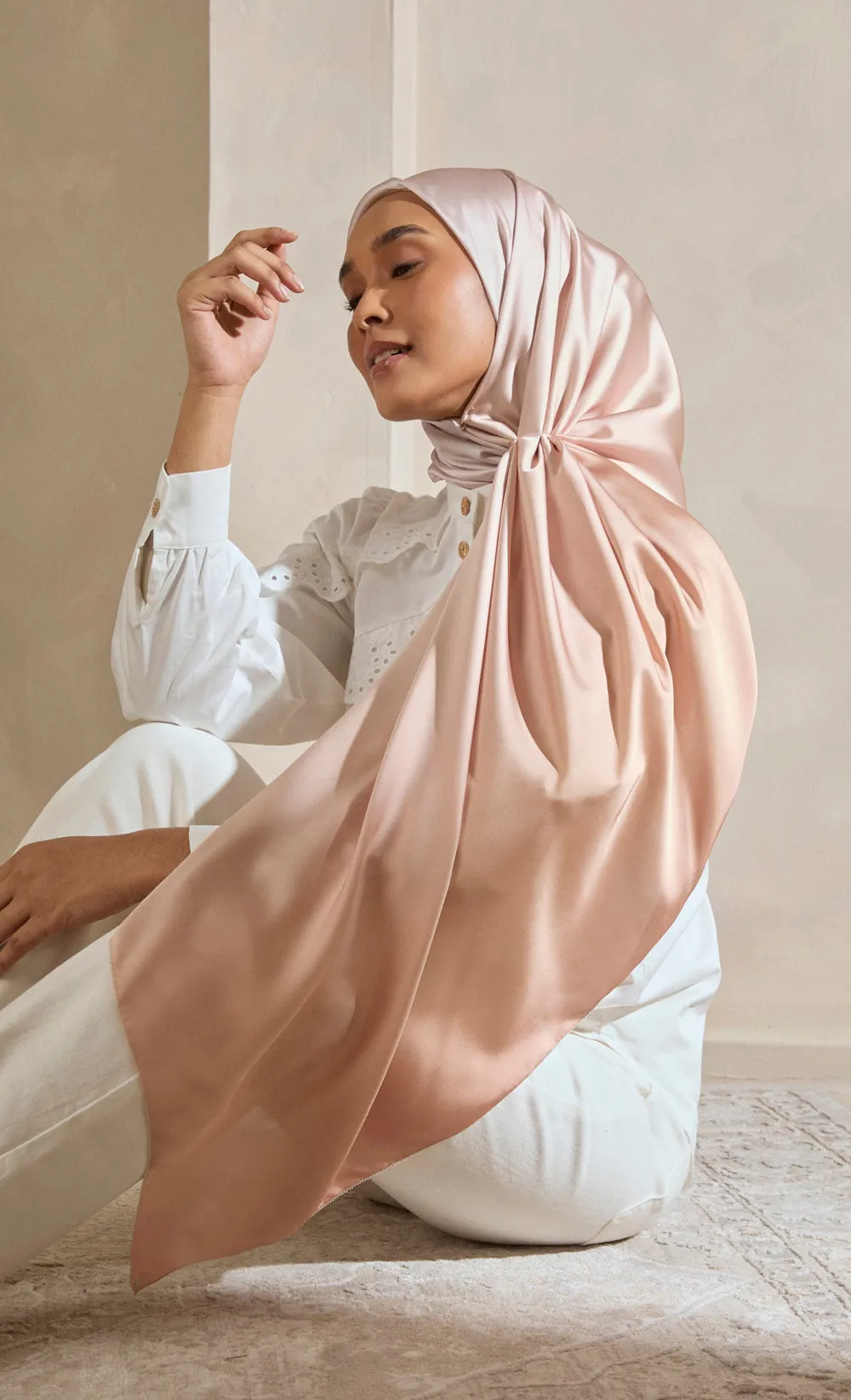 The Oops dUCk Square Scarf in Evening Glow