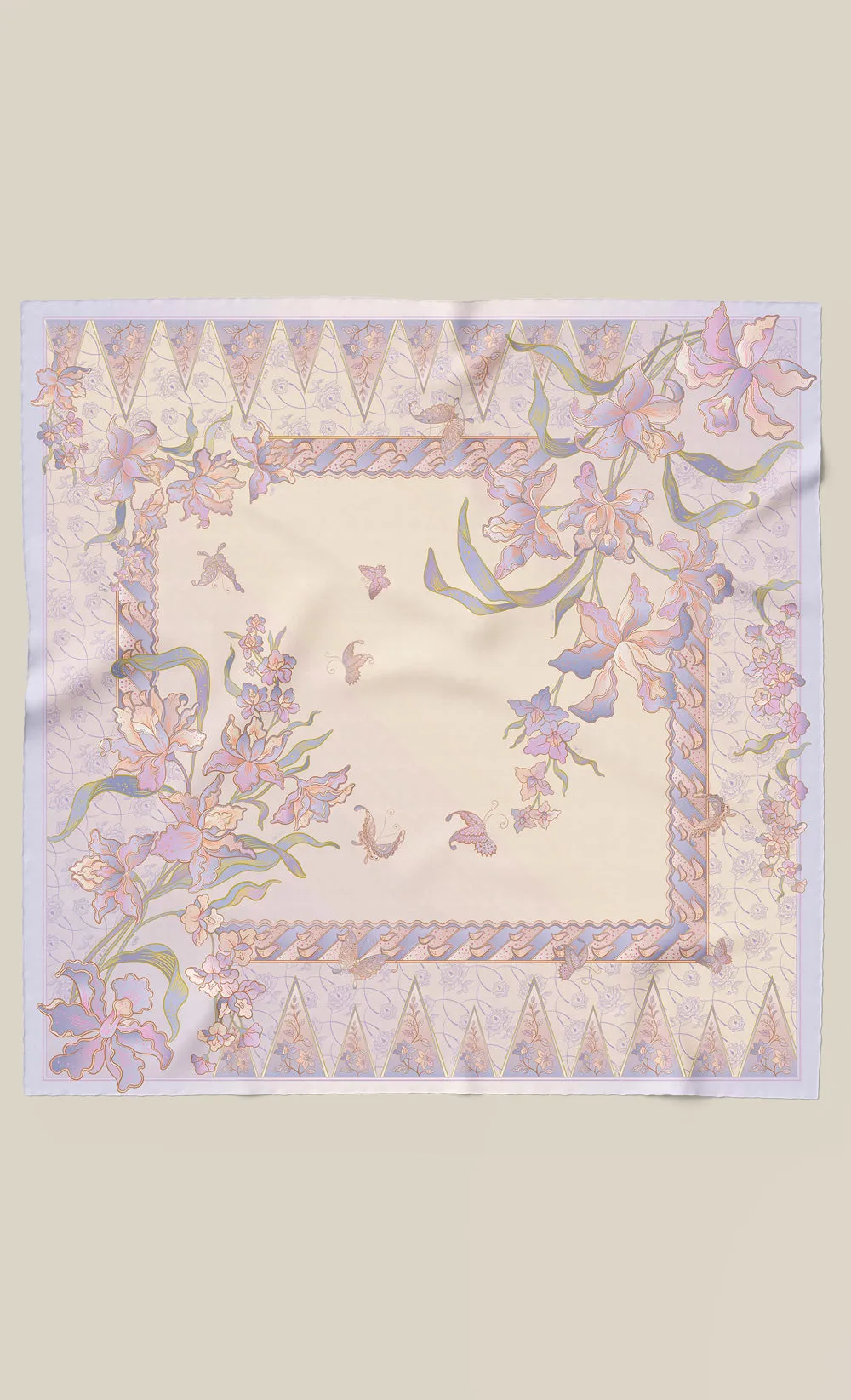 The Warisan dUCk Square Scarf in Damai