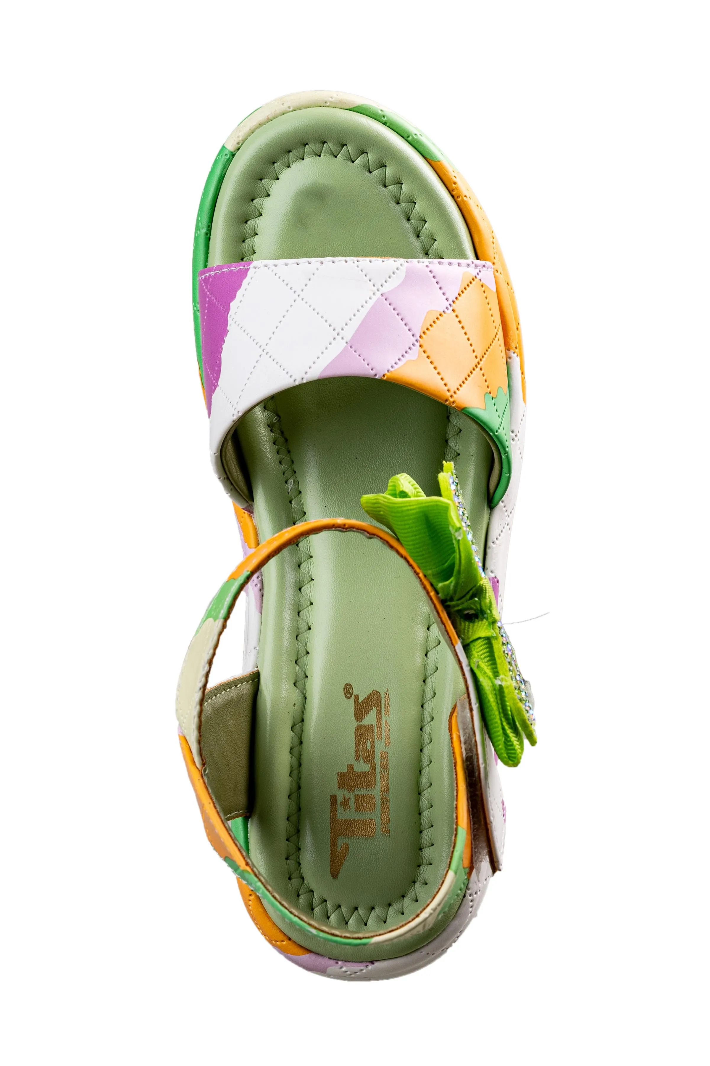 Titas Girls Green/Multi Sandal