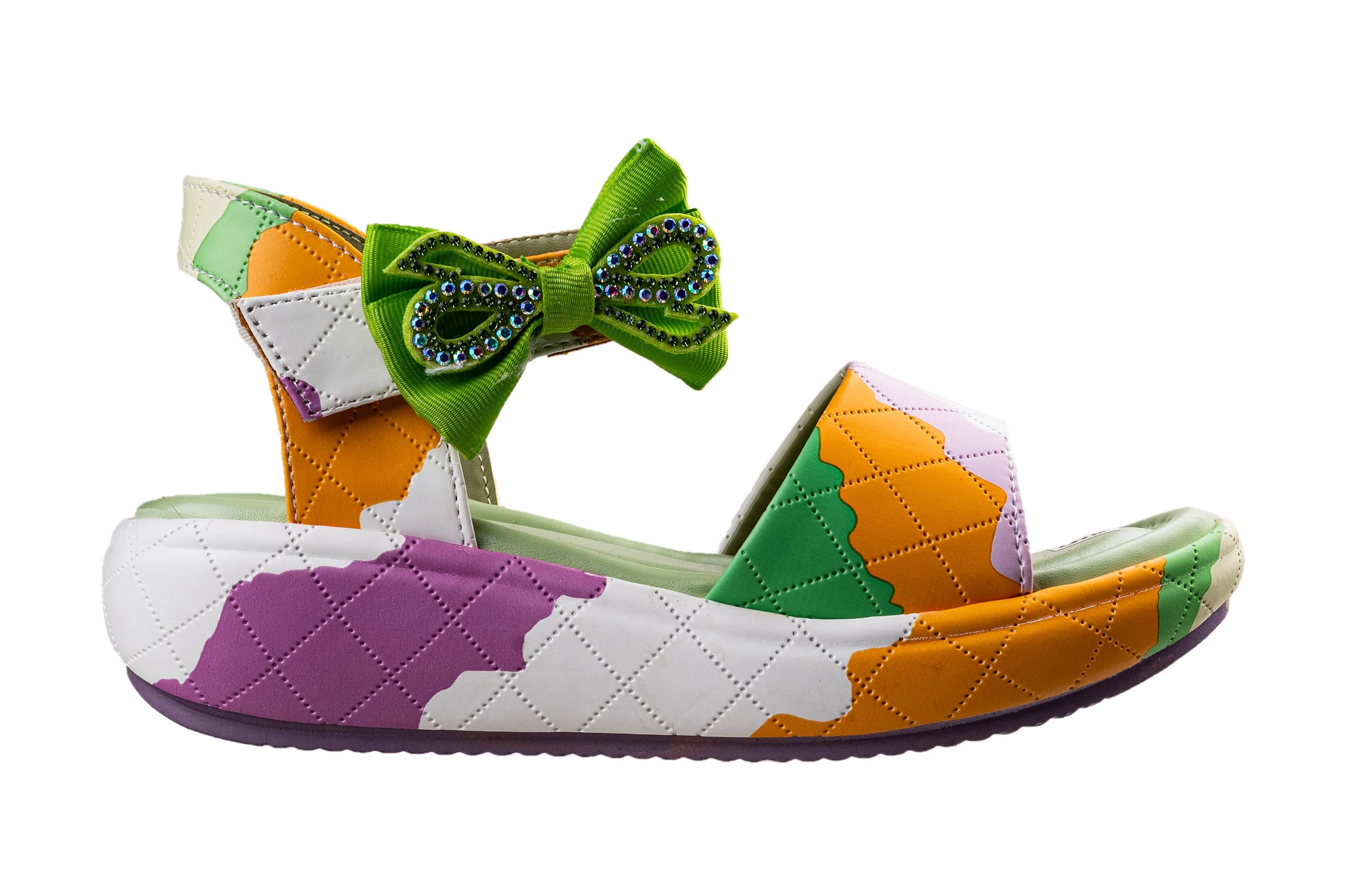 Titas Girls Green/Multi Sandal