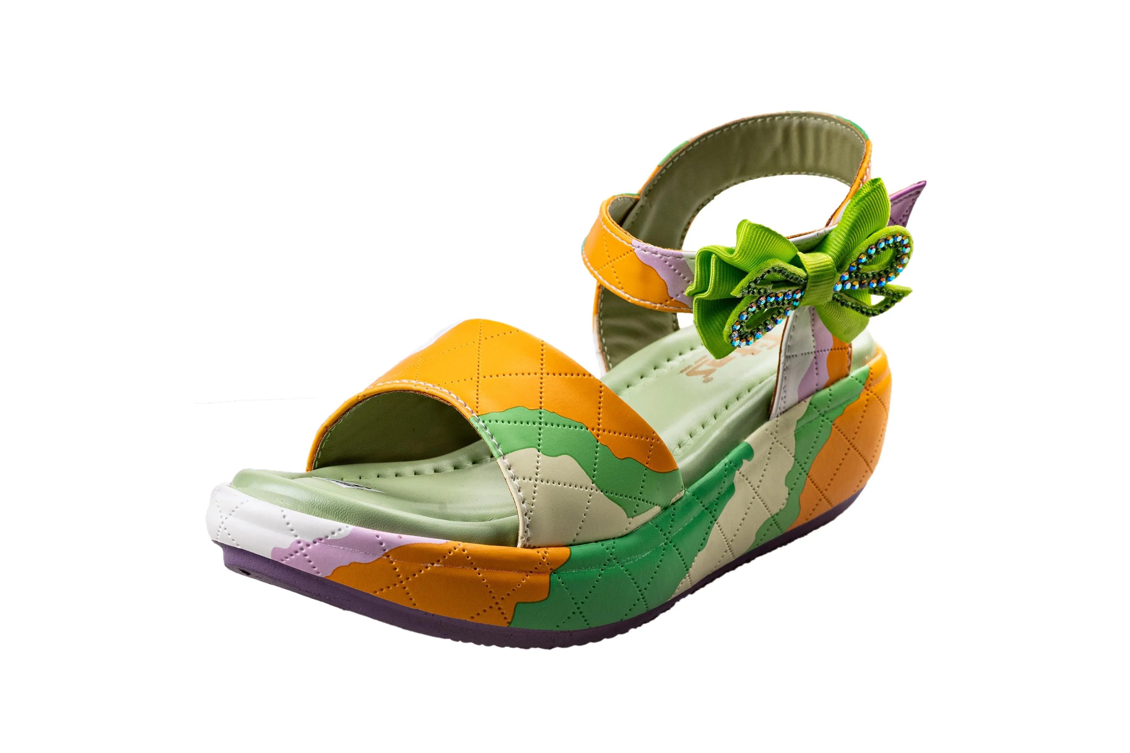 Titas Girls Green/Multi Sandal