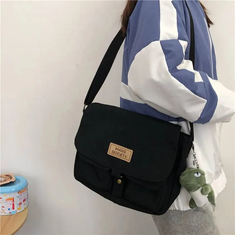 Top Canvas Bag Youth Ladies Messenger Bag Female Students Handbags