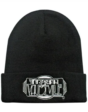 Trash & Vaudeville White Logo Beanie