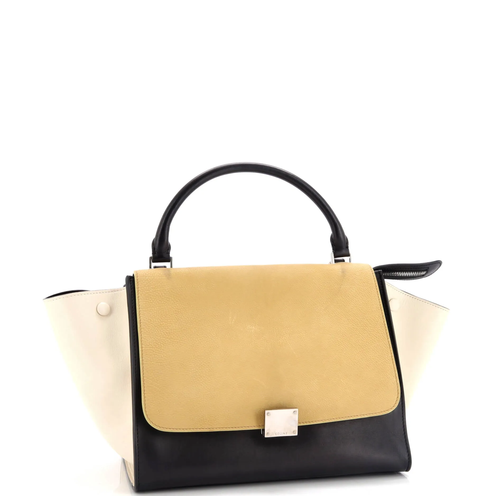Tricolor Trapeze Bag Leather Medium