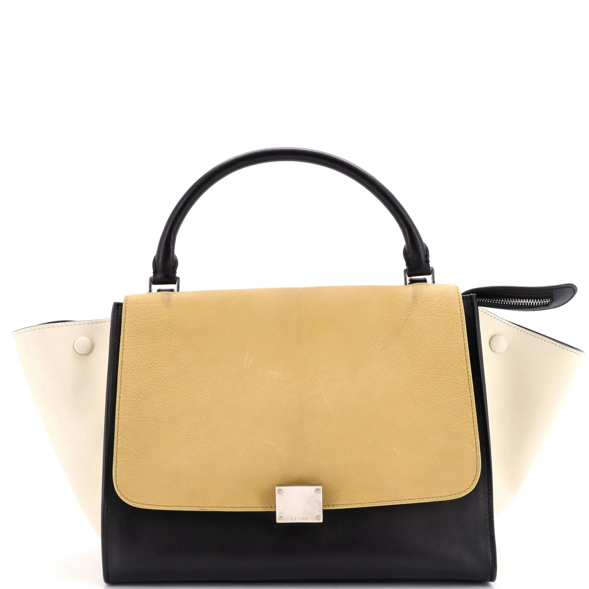 Tricolor Trapeze Bag Leather Medium