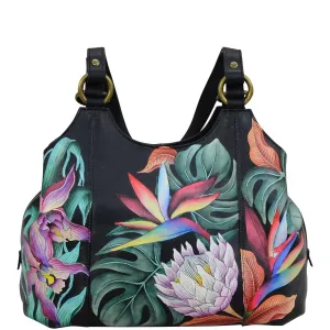 Triple Compartment Satchel - 469