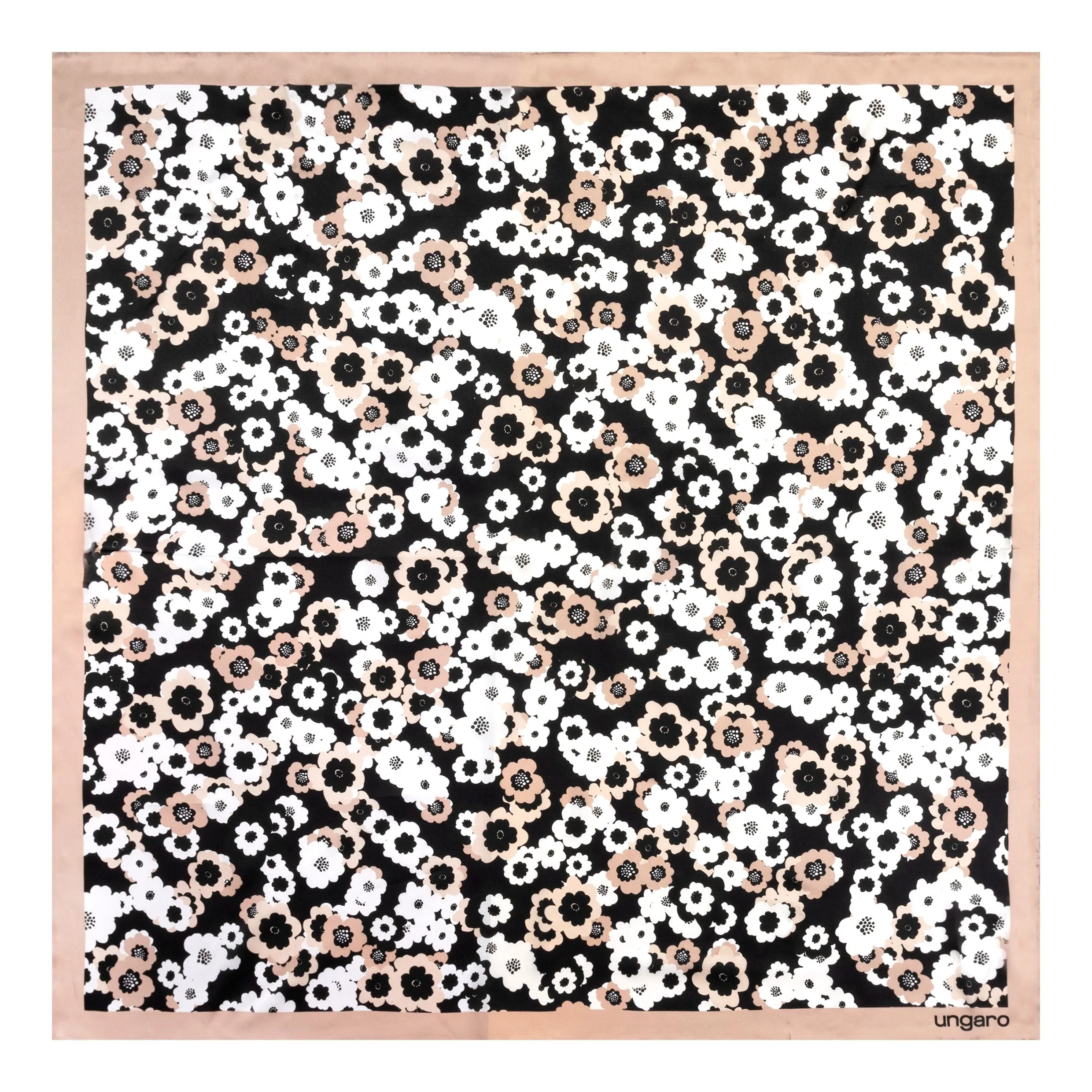 Ungaro UFL317X-Silk scarf Chiara Beige