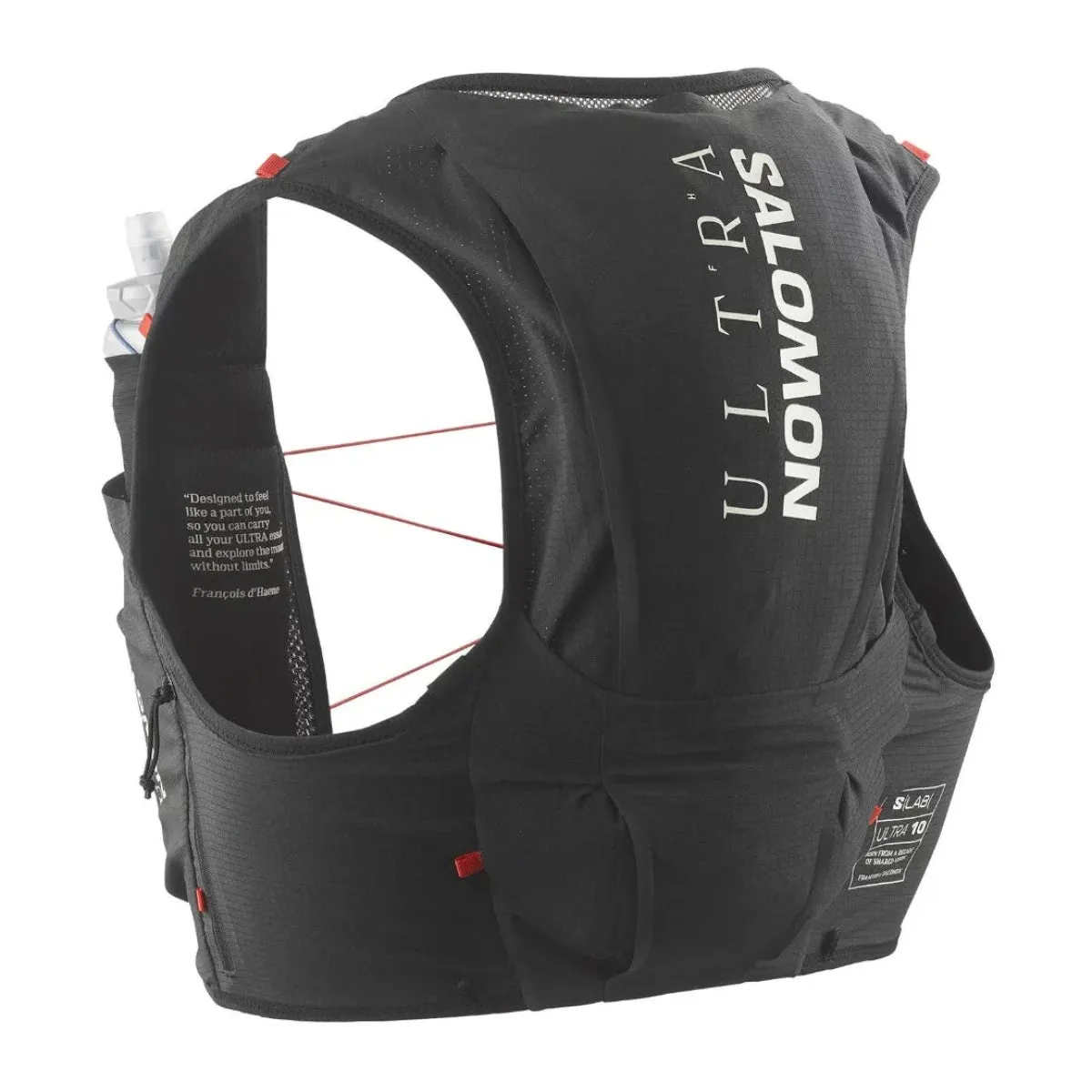 Unisex Salomon S/Lab Ultra 10L Hydration Vest with 2x500ML Soft Flasks
