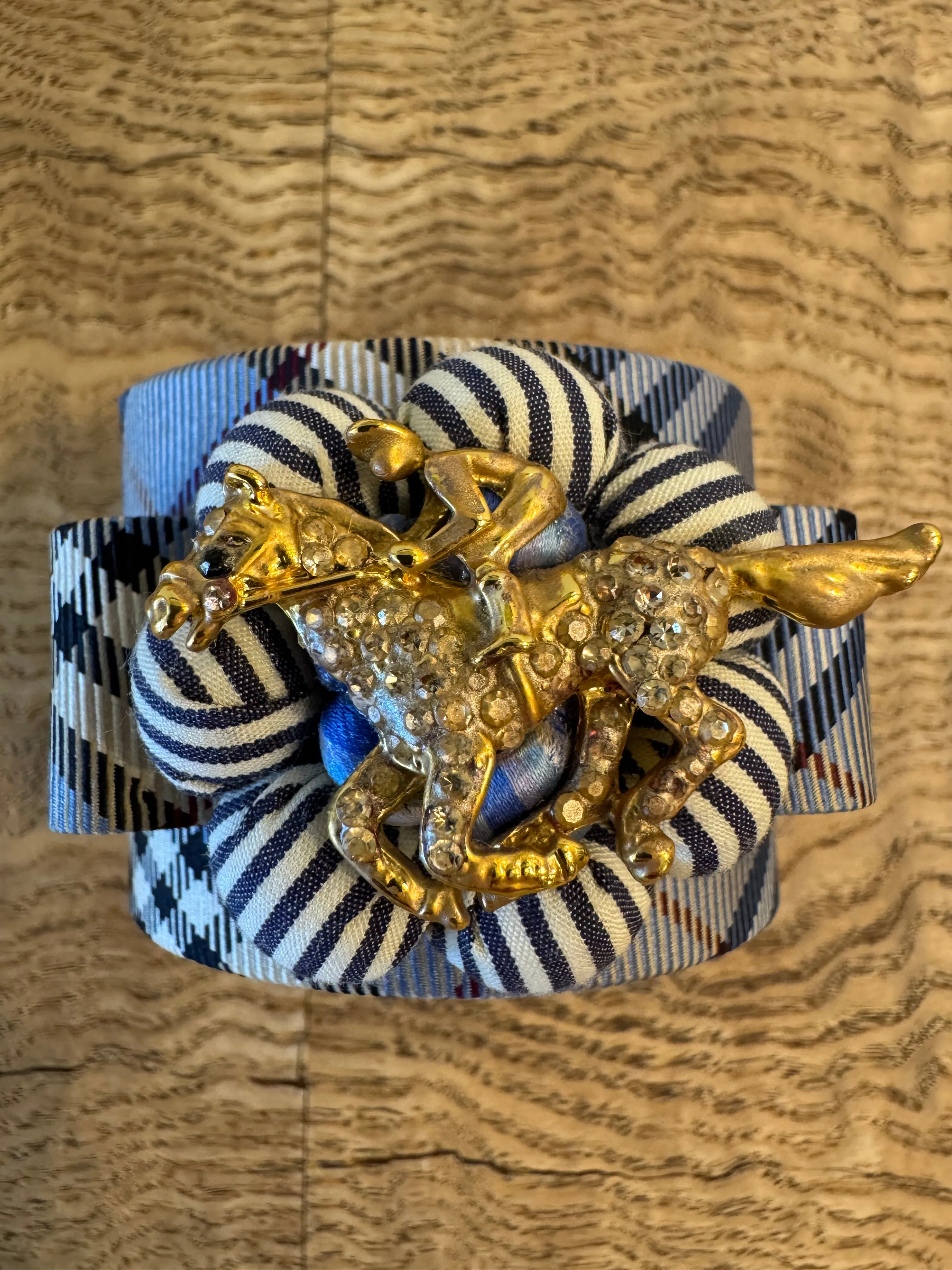 Vintage Scarf Cuff