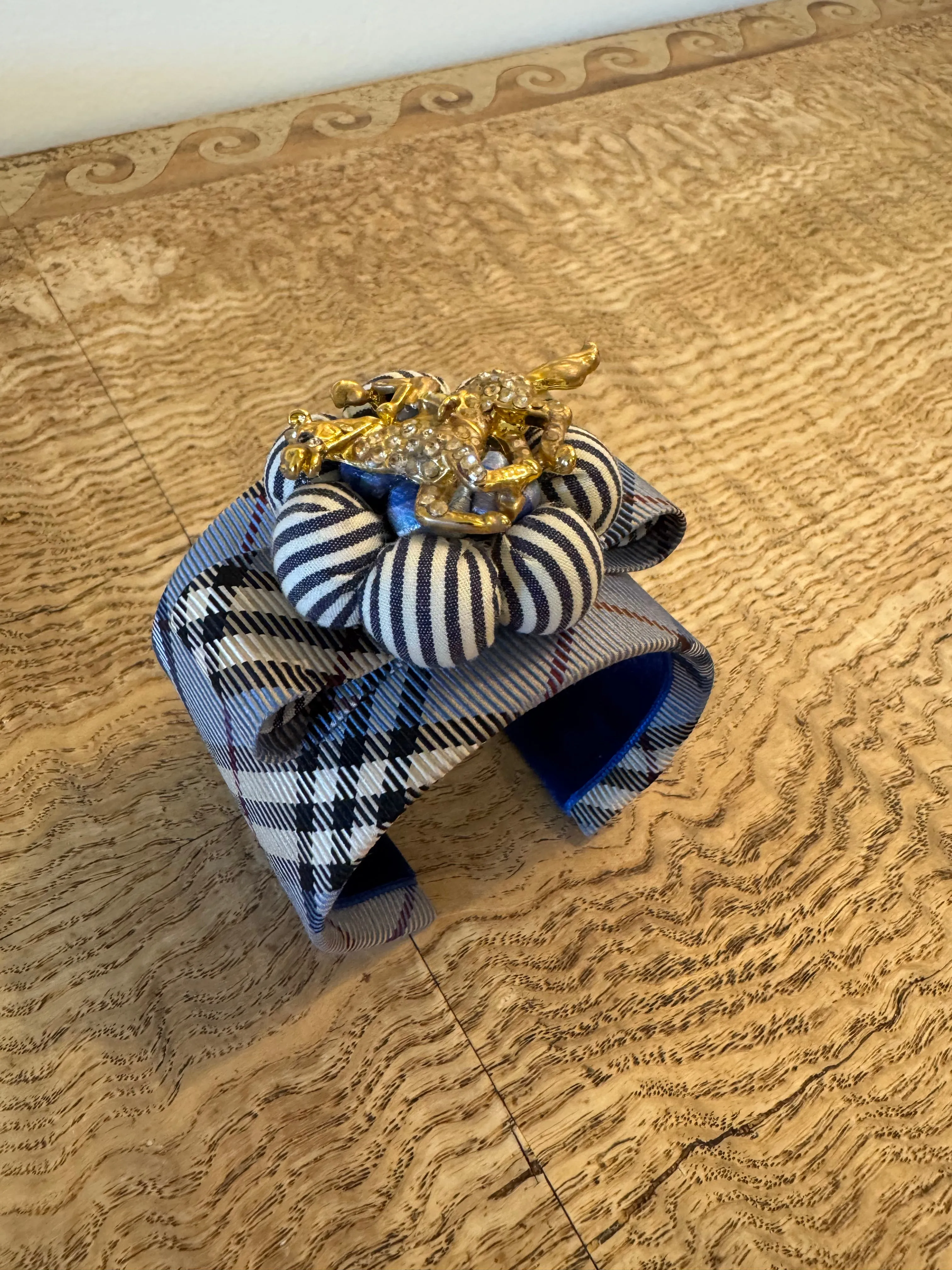 Vintage Scarf Cuff