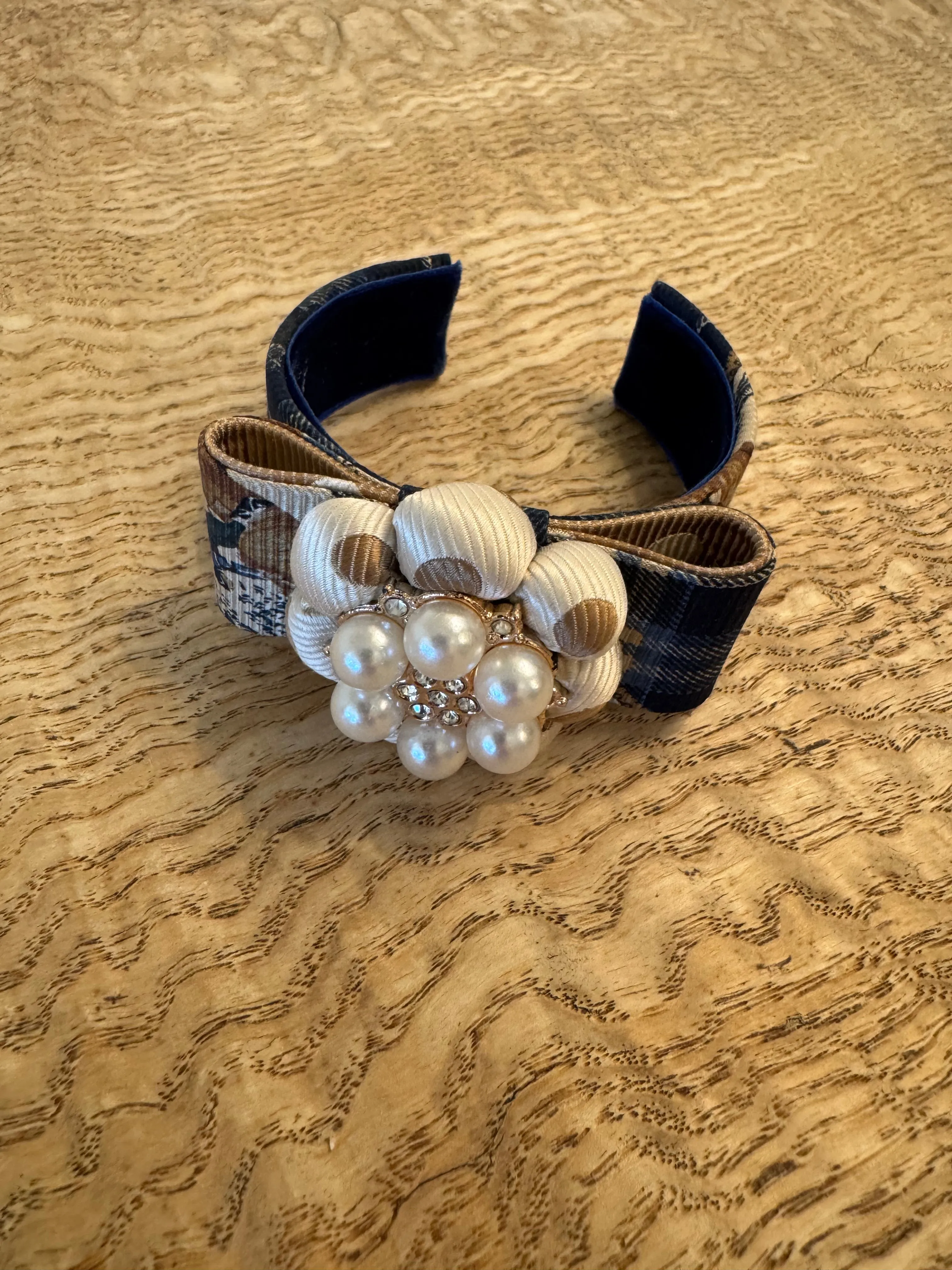 Vintage Scarf Cuff